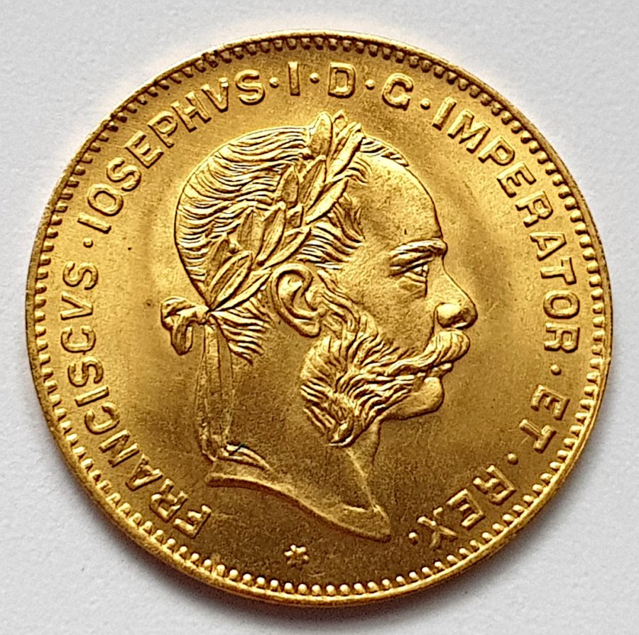 Goldmünze Kaiser Franz-Joseph I.1892 